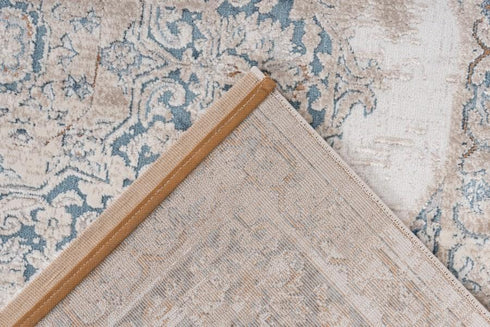 Pierre Cardin - Paris 504 Blue Rug Traditional Antique Design - ADORE RUGS and FLOORING